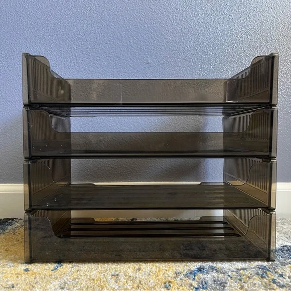 Rubbermaid 2551 Office Paper Stacking Letter Tray - Picture 8 of 13